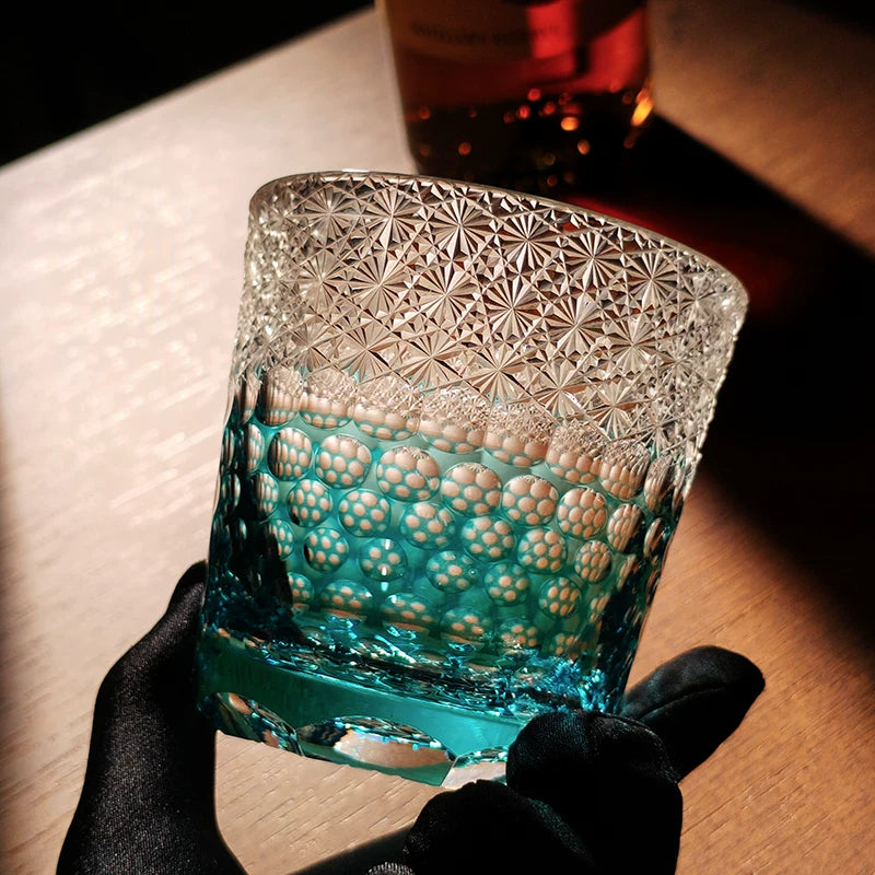 Celestial Mosaic Whiskey Glass - Detail 4