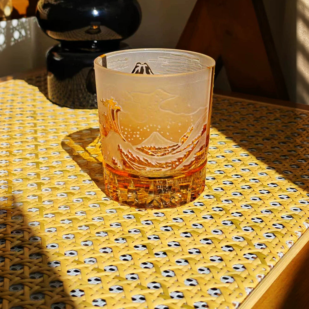 Cresting Wave Whiskey Glass - Detail 3