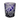 Nightfall Geometric Whiskey Glass - Purple