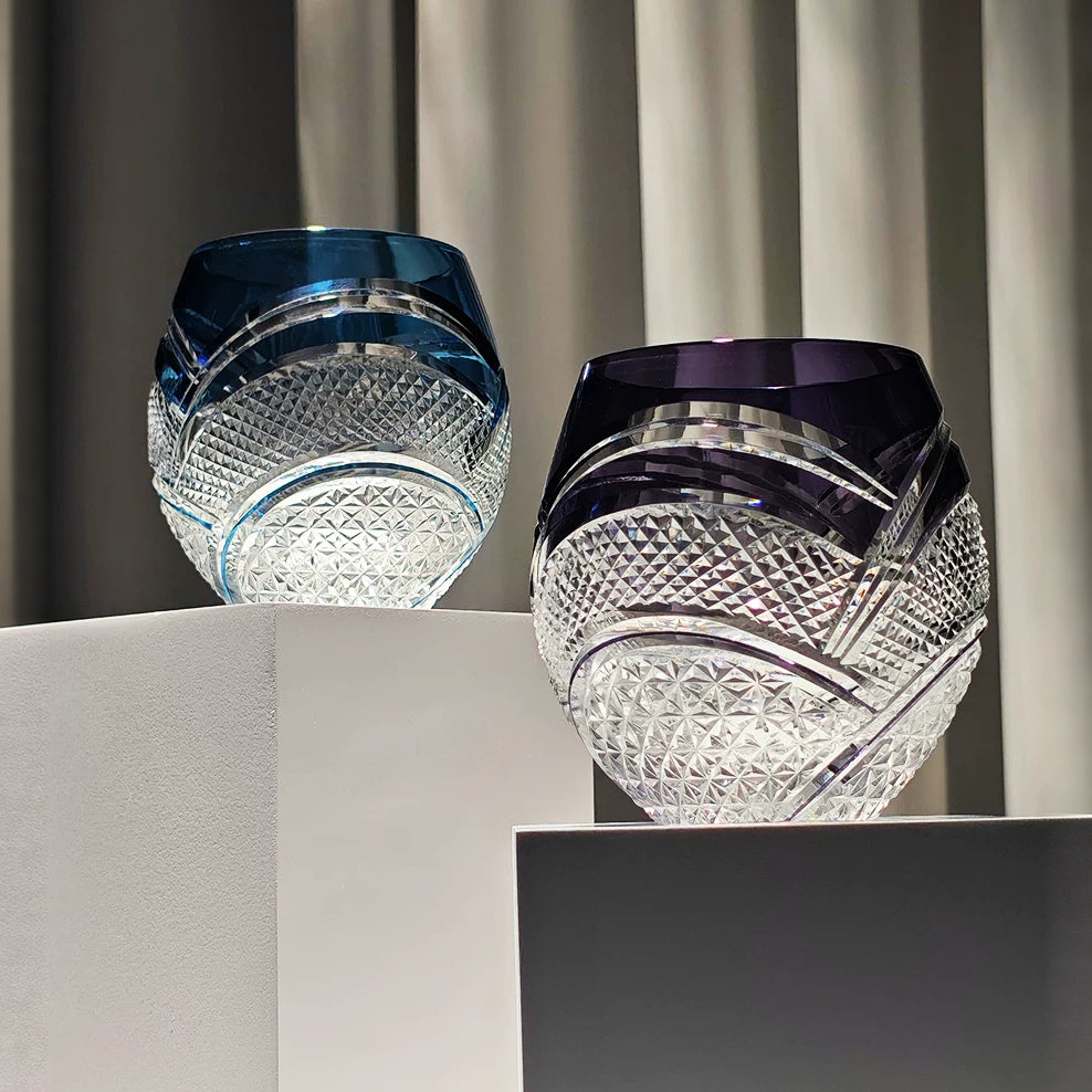 Moonrise Faceted Whiskey Glass - Detail 2