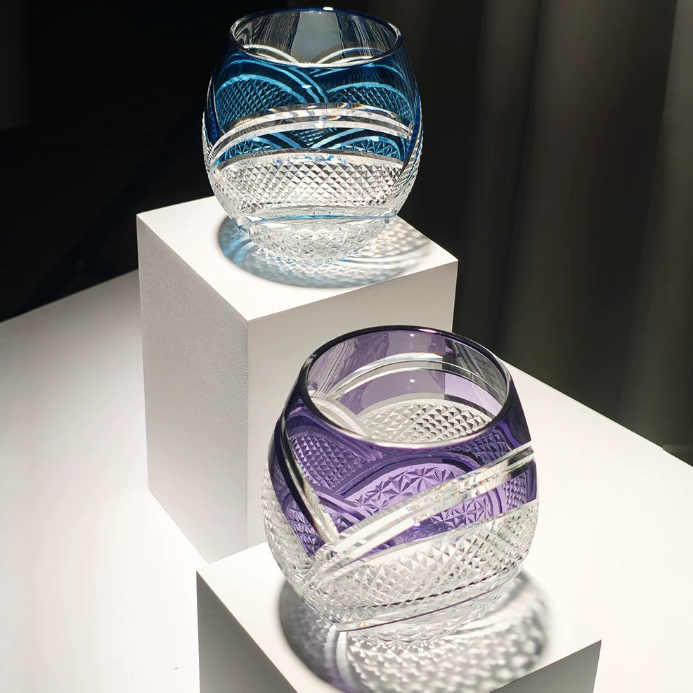 Moonrise Faceted Whiskey Glass - Detail 3
