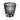 Midnight Daisy Patterned Whiskey Glass - Large