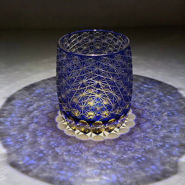 Starlit Sea Patterned Whiskey Glass - Detail 2