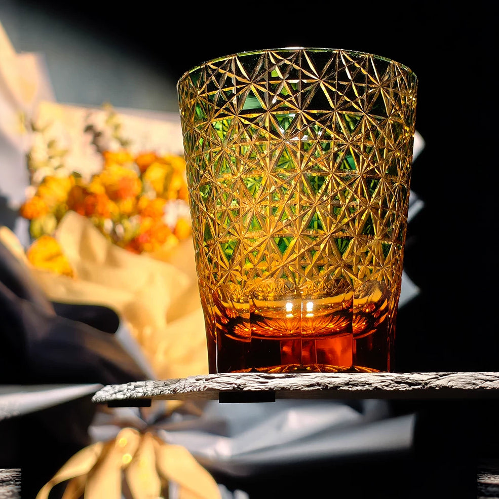 Lotus Lattice Whiskey Glass - Detail 2