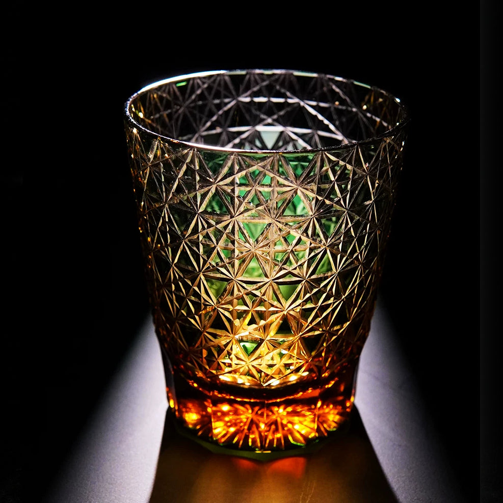 Lotus Lattice Whiskey Glass - Detail 3