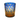 Diamond Star Patterned Whiskey Glass - Amber / Blue