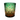 Diamond Star Patterned Whiskey Glass - Amber / Green