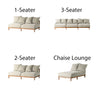 Modular Sofa for 1 to 3 people Cherry wood frame xbjj - yssf - sofaMUTUKISPACE