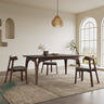 Stunning Grey Brown Ash Wood Sintered Stone Table for Elegant Living Spaces hagst - 1664MUTUKISPACE