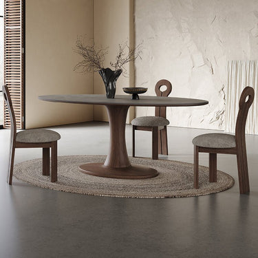 Stylish Grey Oak Wood Sintered Stone Table for Modern Homes hagst - 1668MUTUKISPACE