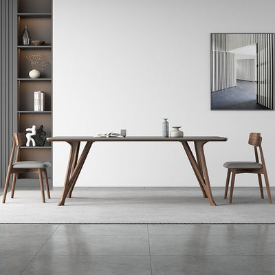 Stunning Grey Ash Wood Sintered Stone Table - Perfect for Modern Homes hagst - 1669MUTUKISPACE