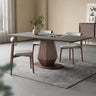 Elegant Grey Oak Wood Table with Durable Sintered Stone Top - Perfect for Modern Homes hagst - 1670MUTUKISPACE
