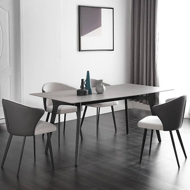 Stylish Multi - Layer Sintered Stone Gray Table for Modern Interiors hagst - 316MUTUKISPACE