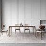 Stunning White Sintered Stone & Ash Wood Layered Table - Modern Elegance for Your Home hagst - 317MUTUKISPACE