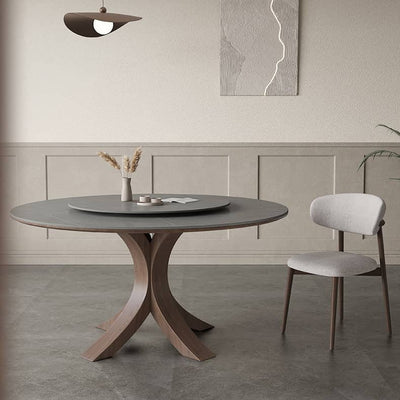 Sleek Gray Sintered Stone Multi-Layer Board Table - Modern & Durable Design