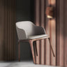 Elegant Dark Gray Ash Wood Chair with Scratch - Resistant Fabric - Perfect for Modern Living Rooms hagst - 328MUTUKISPACE