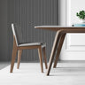 Modern Dark Gray Ash Wood Chair with Scratch - Resistant Fabric Upholstery hagst - 329MUTUKISPACE