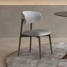 Elegant Light Gray Chair with Ash Wood Frame and Cotton - Ramie Upholstery hagst - 331MUTUKISPACE