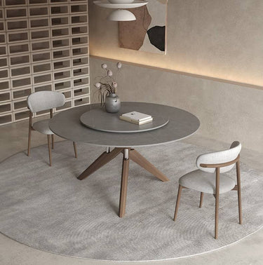 Elegant Light Gray Chair with Ash Wood Frame and Cotton - Ramie Upholstery hagst - 331MUTUKISPACE