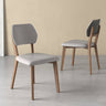 Stylish Light Gray Oak Chair with Scratch - Resistant Upholstery hagst - 337MUTUKISPACE