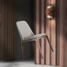 Elegant Dark Gray Ash Wood Chair with Scratch - Resistant Fabric - Durable & Stylish Seating hagst - 338MUTUKISPACE
