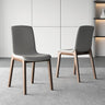Modern Light Gray Ash Wood Chair with Durable Scratch - Resistant Fabric hagst - 340MUTUKISPACE