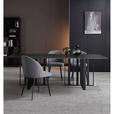 Elegant Dark Gray Cotton - Ramie Blend Chair – Modern Comfort and Style hagst - 342MUTUKISPACE