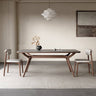 Stylish Gray Sintered Stone & Ash Wood Multi - Layer Board Table – Modern & Elegant Design hagst - 572MUTUKISPACE