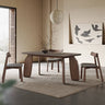 Luxurious Gray Sintered Stone and Oak Wood Multi - Layer Board Table - Modern Elegance for Your Home hagst - 577MUTUKISPACE