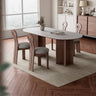 Elegant Grey Brown Oak Wood Chair with Comfortable Foam and Durable Polyester Upholstery hagst - 820MUTUKISPACE