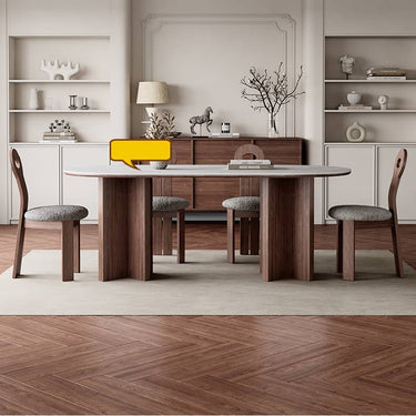 Elegant Grey Brown Oak Wood Chair with Comfortable Foam and Durable Polyester Upholstery hagst - 820MUTUKISPACE