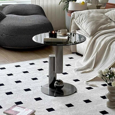 Tempered Glass Coffee Table – Sleek Modern Centerpiece hakt - 5157MUTUKISPACE