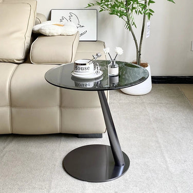 Tempered Glass & Stainless Steel Coffee Table – Modern Lounge Accent hakt - 5158MUTUKISPACE