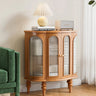 Entryway Cabinet with Glass Doors – Modern Storage Solution for Stylish Home Interiors halmh - 5314MUTUKISPACE
