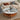 Modern Coffee Table with Sintered Stone Top – Round Solid Wood Centerpiece for Living Room halmh - 5322MUTUKISPACE
