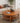 Modern Coffee Table with Sintered Stone Top – Round Solid Wood Centerpiece for Living Room halmh - 5322MUTUKISPACE