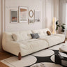 Luxurious Beige and Dark Yellow Sofa with Khaki and Brown Accents - Pine and Oak Wood Frame - Premium Down Filling hatx - 1020MUTUKISPACE