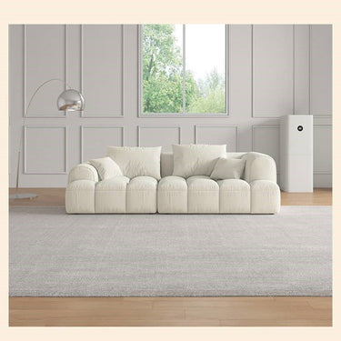 Luxurious Beige Sofa with Pine Wood Frame and Latex Down Cushions hatx - 1025MUTUKISPACE