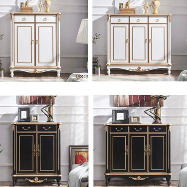 Elegant White and Gold Cabinet with Ample Storage for Modern Living Rooms hbs - 4423MUTUKISPACE