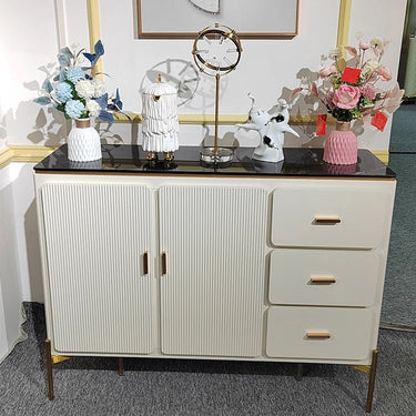 Stylish Solid Wood & Marble Cabinet for Modern Interiors hbs - 4439MUTUKISPACE