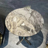 Sintered Stone Coffee Table with Stainless Steel Base – Elegant Multi - Layer Living Room Centerpiece hbso - 3016MUTUKISPACE