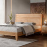 Stunning Natural Oak and Pine Wood Bed - Elegant and Durable hbzwg - 634MUTUKISPACE
