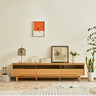 Stylish Oak Wood TV Cabinet in Natural Wood Finish for Modern Living Room Decor hbzwg - 641MUTUKISPACE