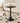 Pedestal Base Round Side Table – Elegant Modern Accent for Living Spaces hch - 3097MUTUKISPACE