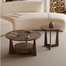 Wood Coffee Table Set – Sleek Finish with Stylish Base for Living Rooms hch - 3098MUTUKISPACE
