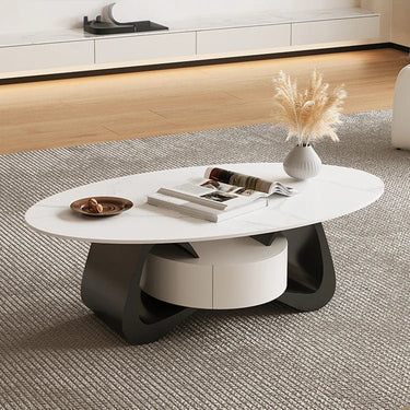 Sintered Stone Coffee Table – Contemporary Style for Elegant Living Rooms hch - 3101MUTUKISPACE