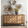 Rustic Charm Cabinet with Geometric Design – Elegant Storage Solution hdst - 4218MUTUKISPACE