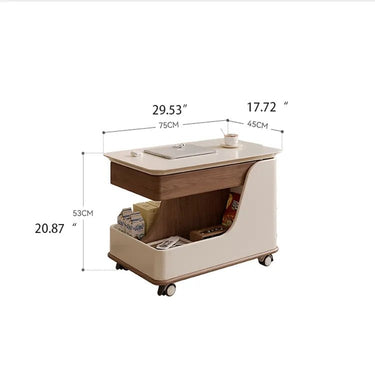 Modern Marble Coffee Table with Sleek Storage Design hfcjp - 4003MUTUKISPACE