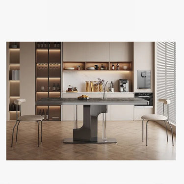 Modern Elegance: Marble Acrylic Dining Table for Stylish Spaces hfcjp - 4012MUTUKISPACE