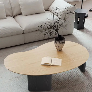 Sleek Red Oak Coffee Table - Modern Design for Stylish Living Rooms hfcjp - 4013MUTUKISPACE